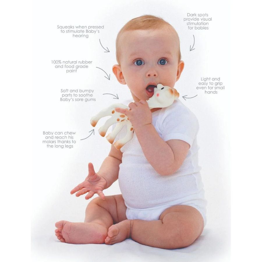 So'Pure & Teething Rubber Brown White