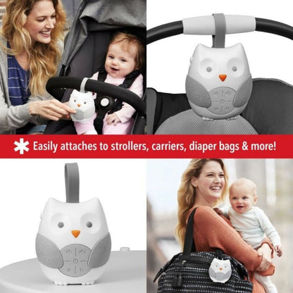 Skip Hop S&G Portable Baby Soother Owl White Grey