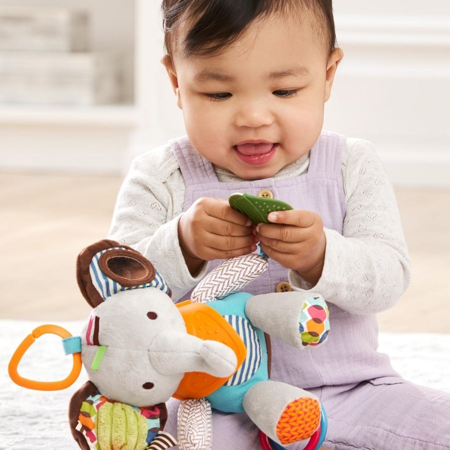 Skip Hop Bandana Buddies Activity Toy Elephant Multi Color