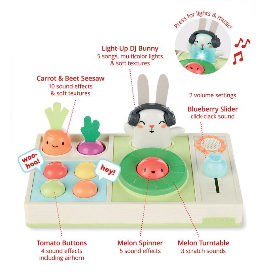 Skip Hop Farmstand Let The Beet Drop Dj Set Multi Color