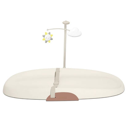 Nursery Style Wipe Clean Changing Pad Oat Beige Brown