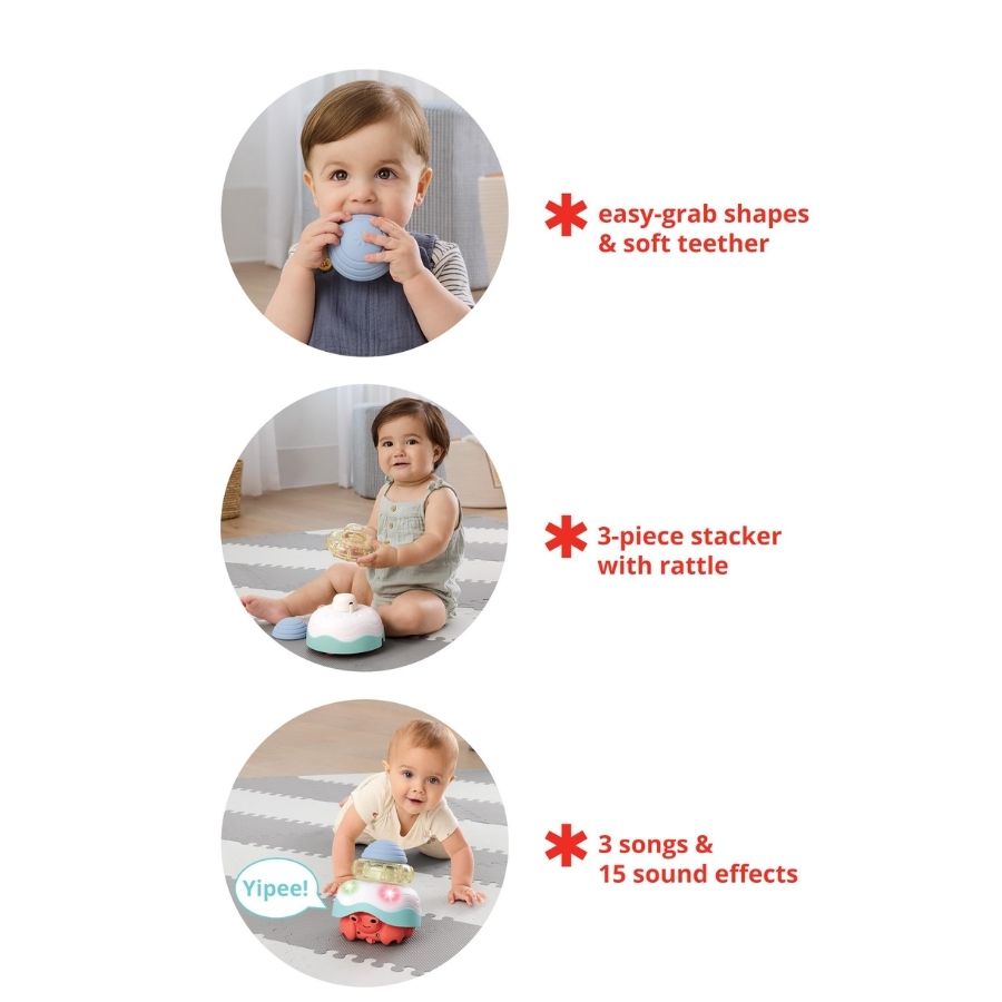 Skip Hop Stack & Crawl 4 In 1 Crab Multi Color