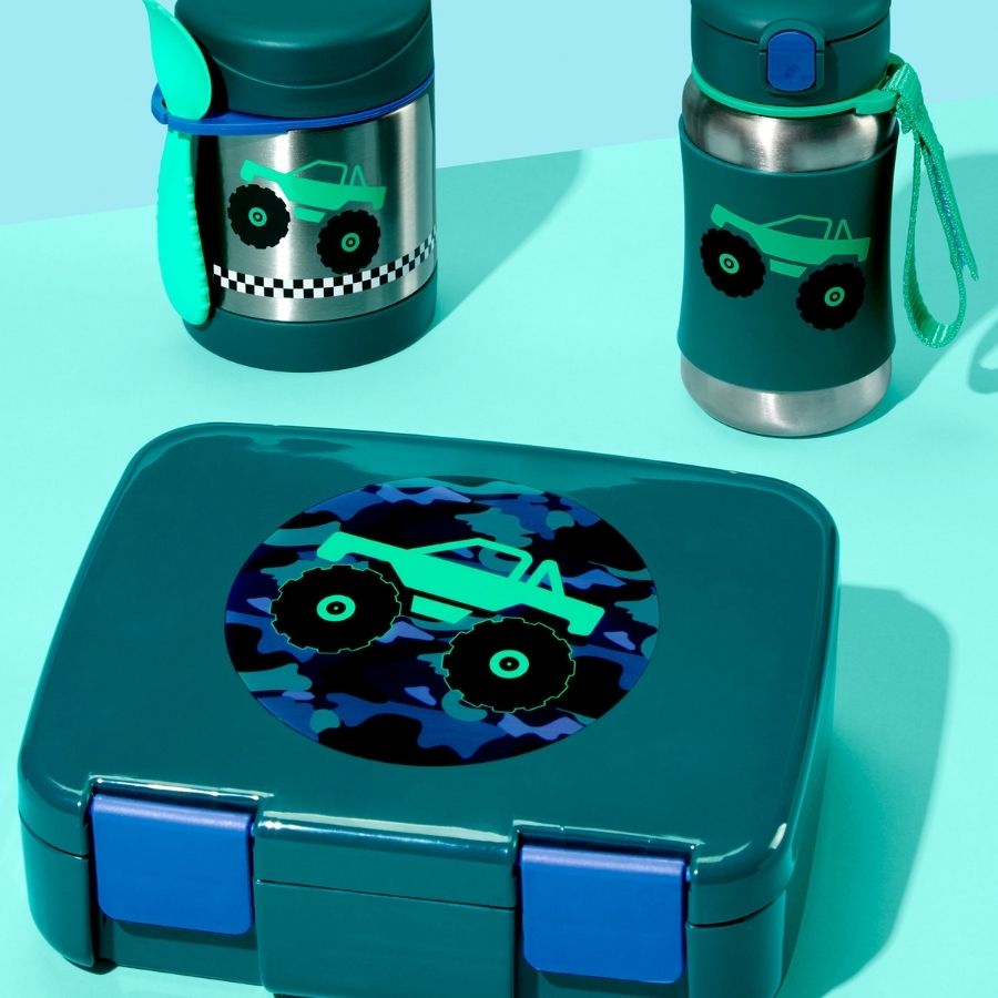 Spark Style Zoo Bento Box Kids Lunch Container Portable Leakproof Compartments