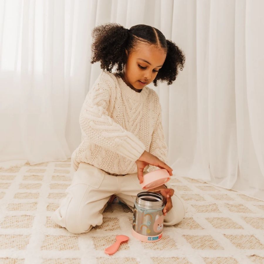 Spark Style and Zoo Food Jar Kids Insulated Lunch Container Portable Thermos