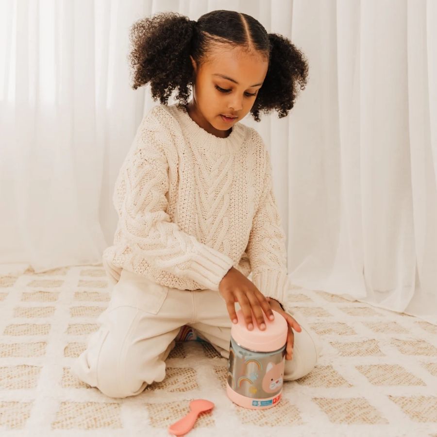 Spark Style and Zoo Food Jar Kids Insulated Lunch Container Portable Thermos