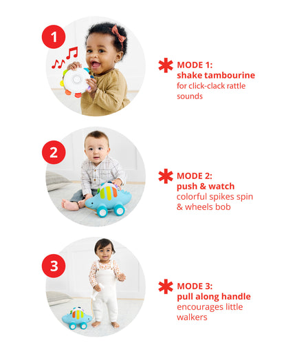 Explore & More 3 In 1 Baby Musical Pull Toy