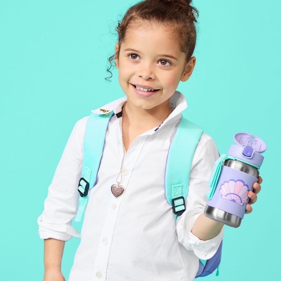 Stainless Steel Insulated Water Bottle and Food Jar — Leakproof Portable Vacuum