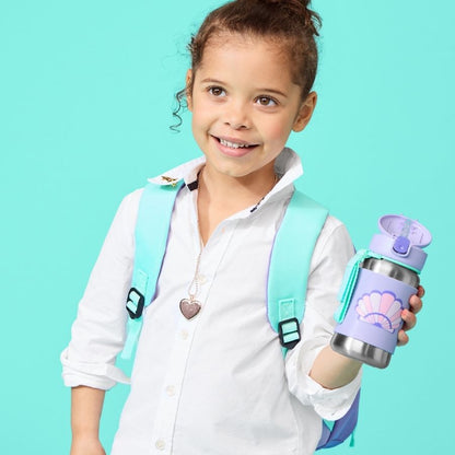 Stainless Steel Insulated Water Bottle and Food Jar — Leakproof Portable Vacuum