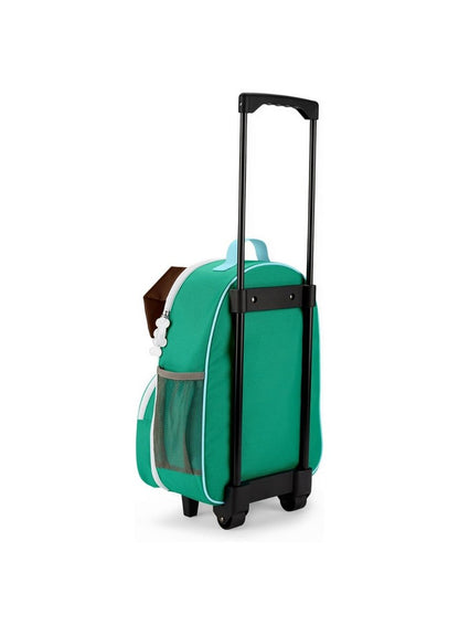 School Luggage Bag with Wheels - Zoo Style