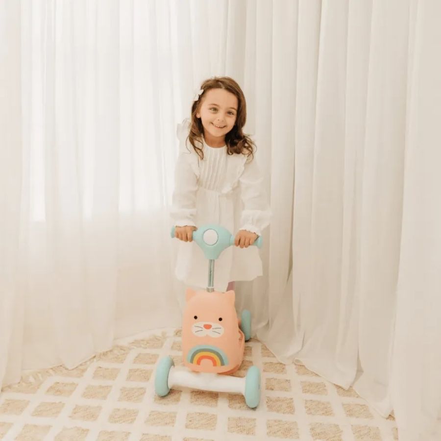 Skip Hop Zoo Ride-On Toy for Kids - Push-and-Ride Animal Walker Durable Toddler