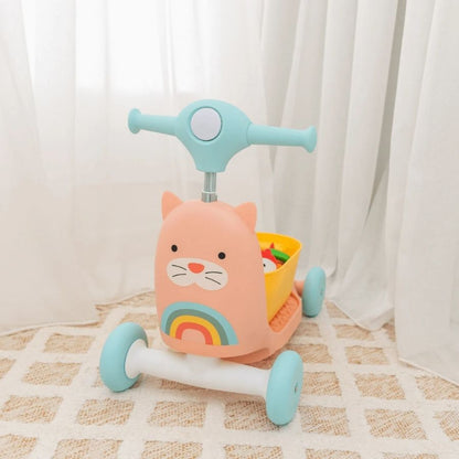 Skip Hop Zoo Ride-On Toy for Kids - Push-and-Ride Animal Walker Durable Toddler