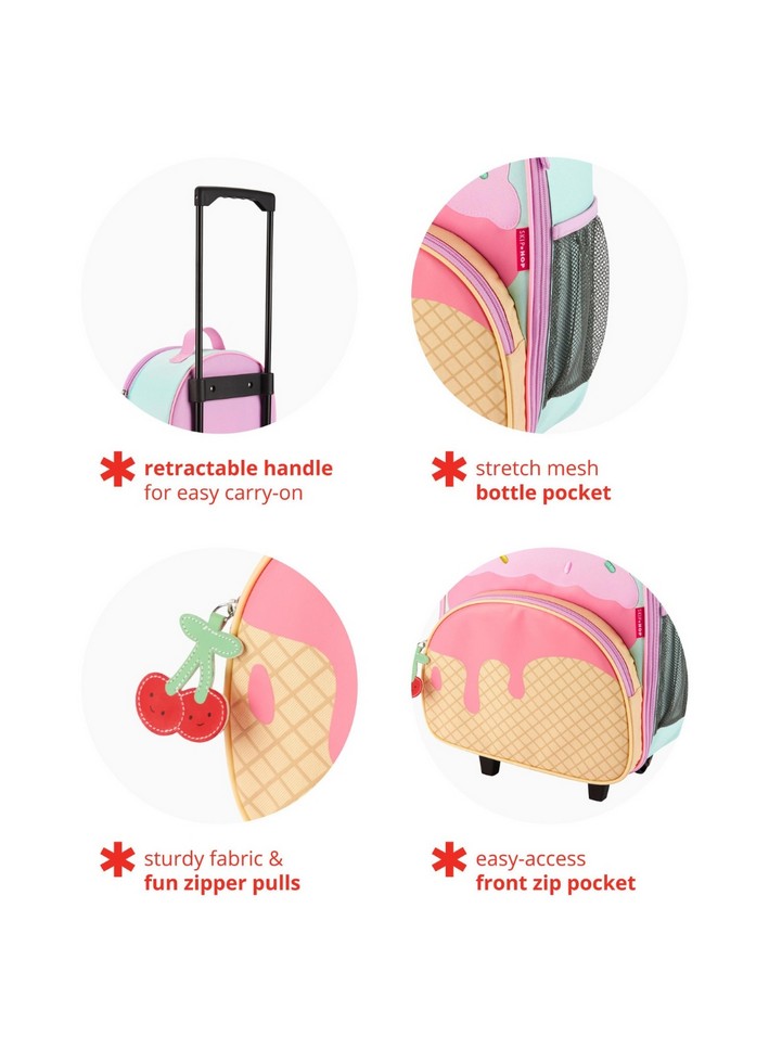 School Luggage Bag with Wheels - Spark Style