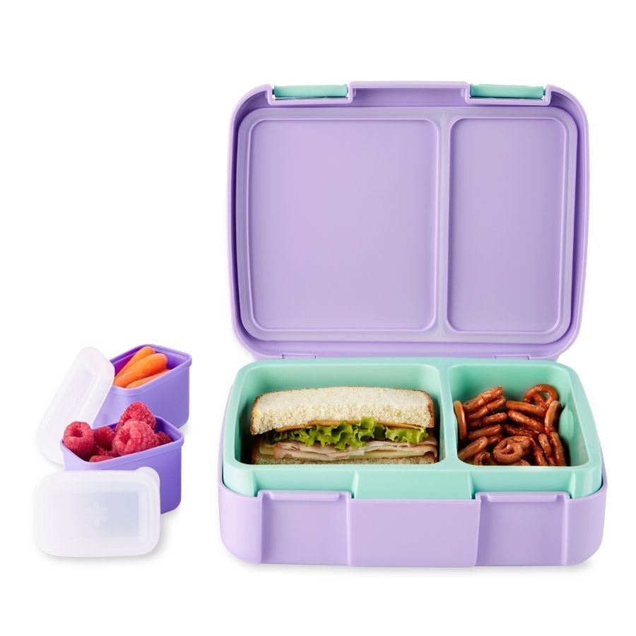 Spark Style Bento Box Portable Multi-Compartment Reusable Lunch Container for Travel