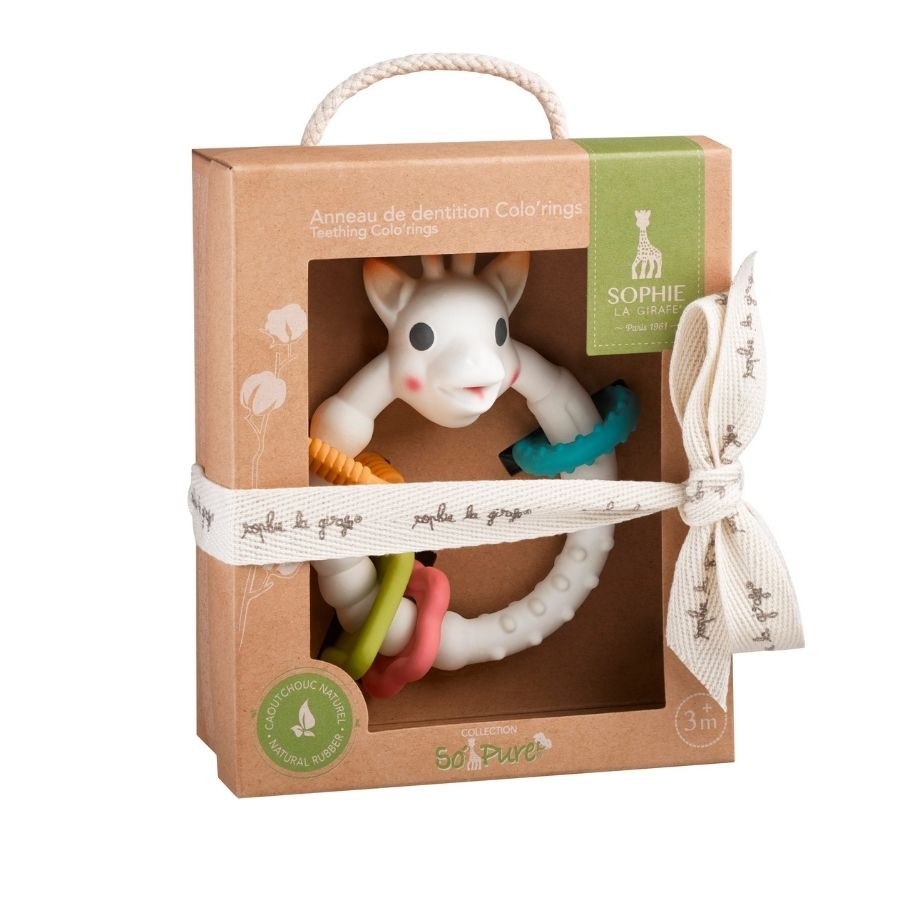 Sophie la girafe So'Pure Teething Colo'Rings