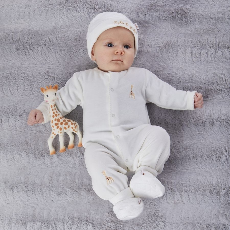 Sophie la girafe So'Pure My Birth Outfit White