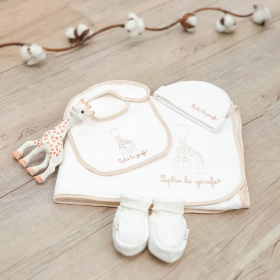 Sophie la girafe So'Pure My Birth Outfit White