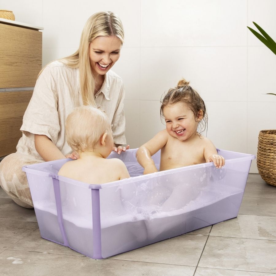 Flexi Bath Collapsible Portable Tub for Adults and Kids, Space-Saving Design