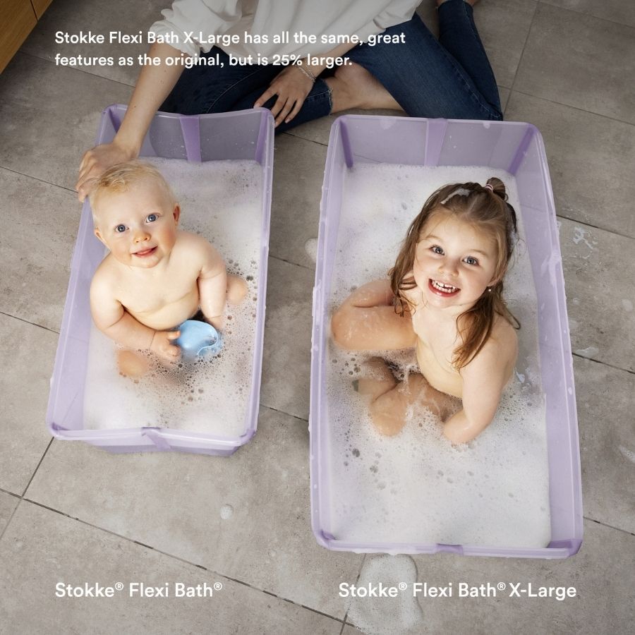 Flexi Bath Collapsible Portable Tub for Adults and Kids, Space-Saving Design