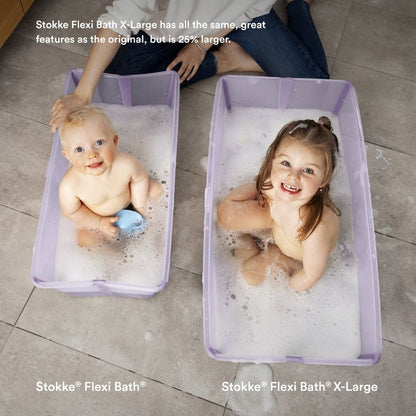 Flexi Bath Collapsible Portable Tub for Adults and Kids, Space-Saving Design