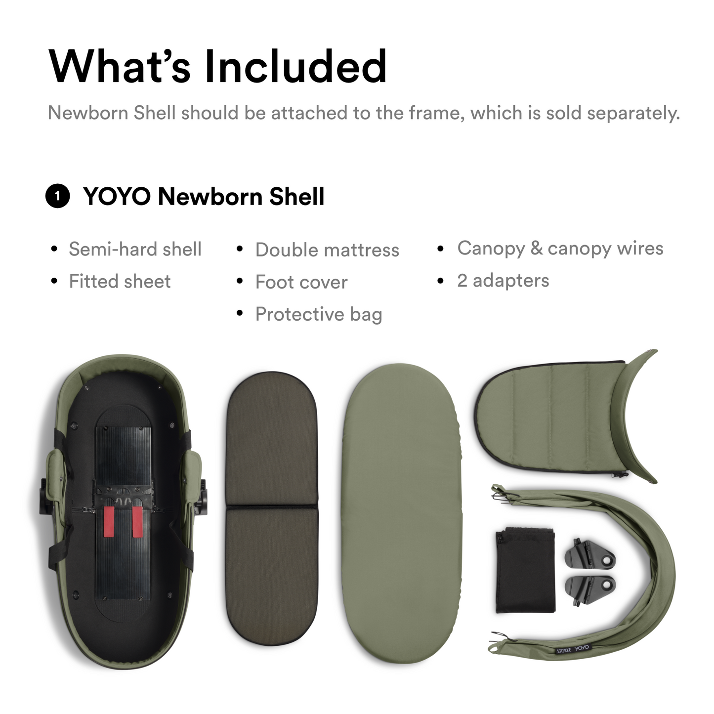 YOYO Newborn Shell Black