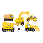 Construction Site Vehicles Set - DAMAGED BOX