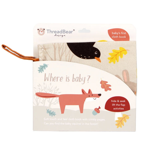 ThreadBear Design | Where Is Baby Activity Book | Damaged Box