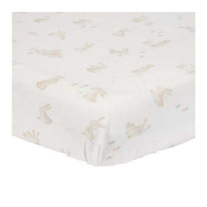 Fitted Cot Sheet Baby Bunny 70x140/150cm