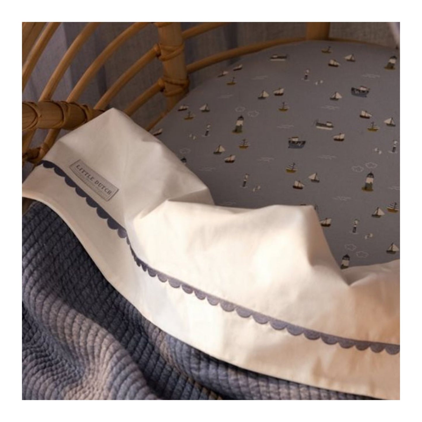 Fitted Bassinet Sheet Collection – Essentials for Newborns and Infants, Elastic Fit