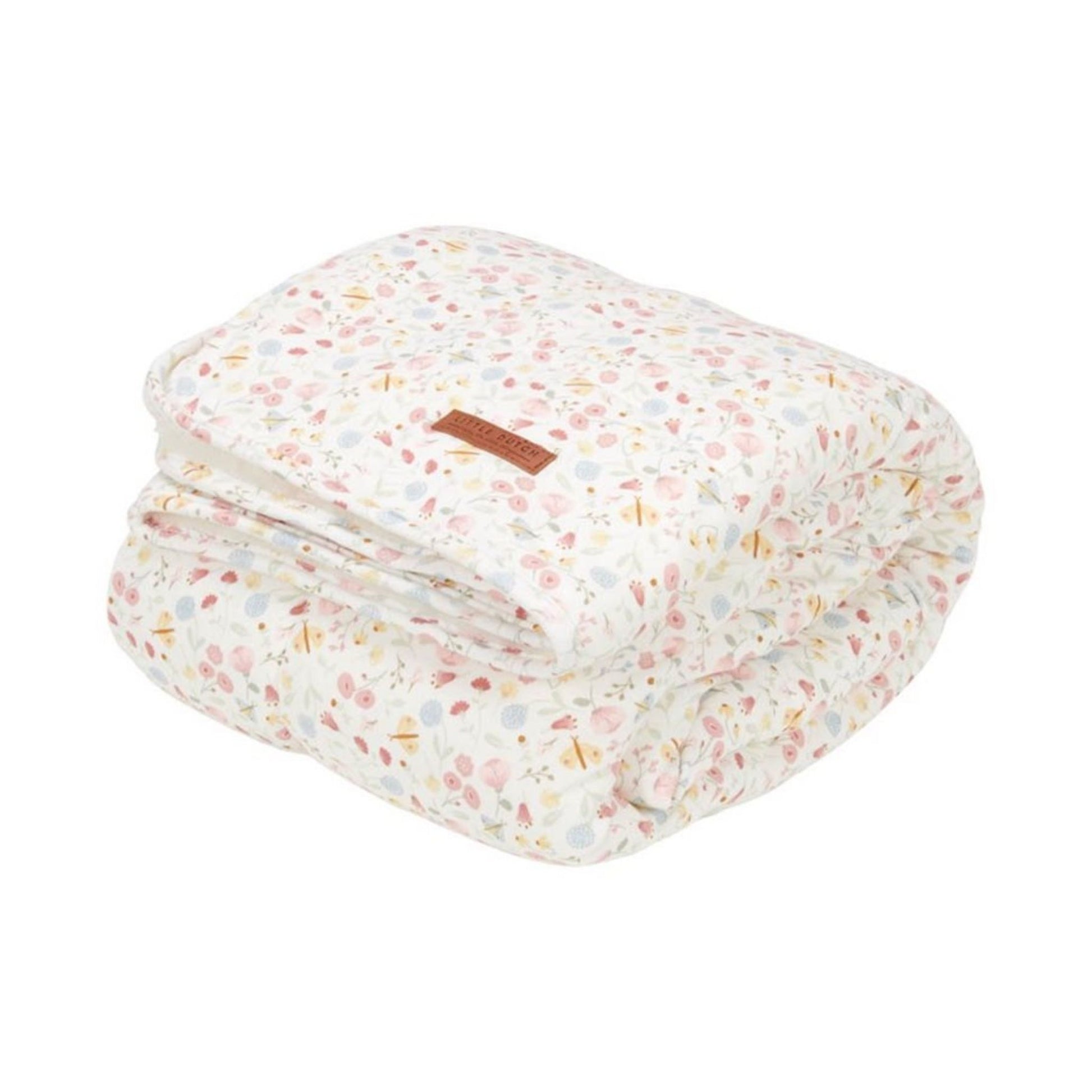 Cot Blanket Flowers & Butterflies - Oeko Tex Certified 
