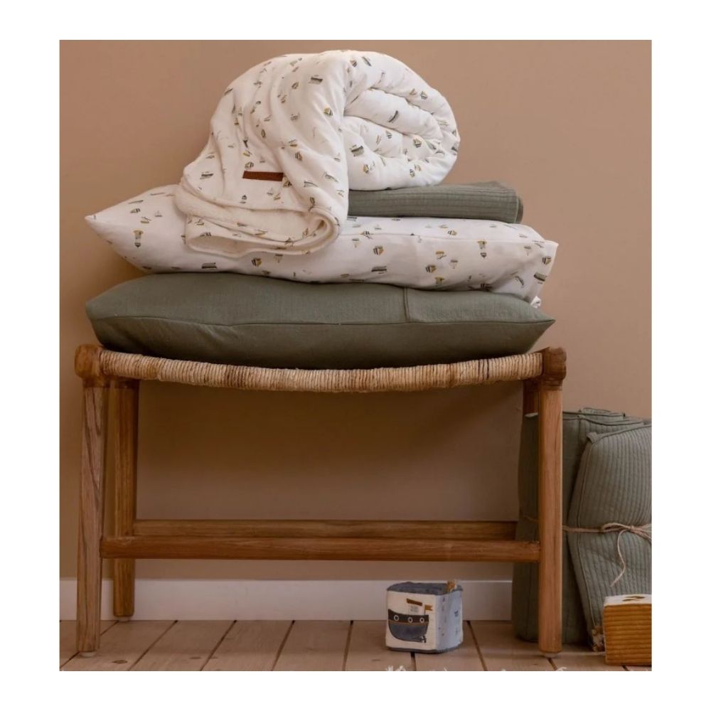 Bassinet Blanket Sailors Bay White