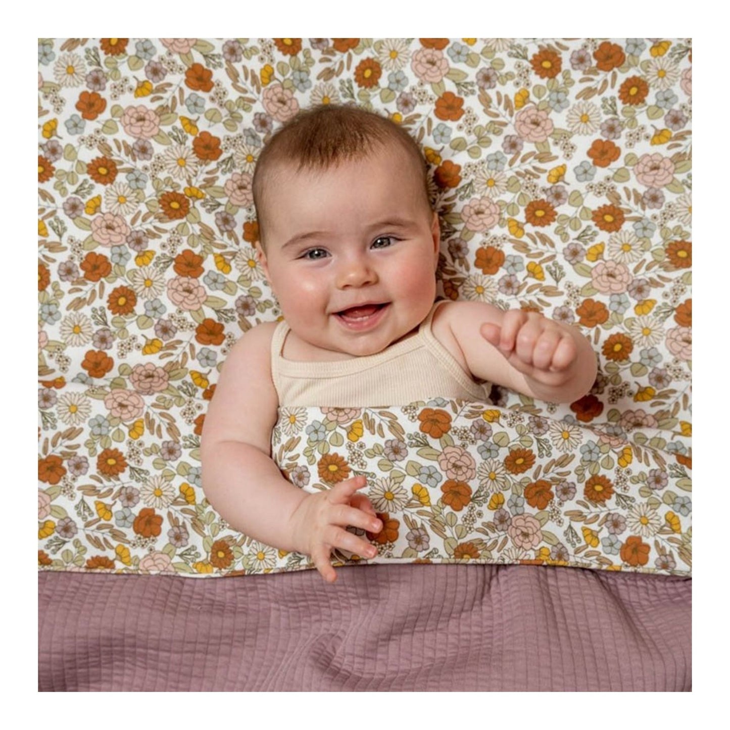Top Cot Blanket Pure Mauve