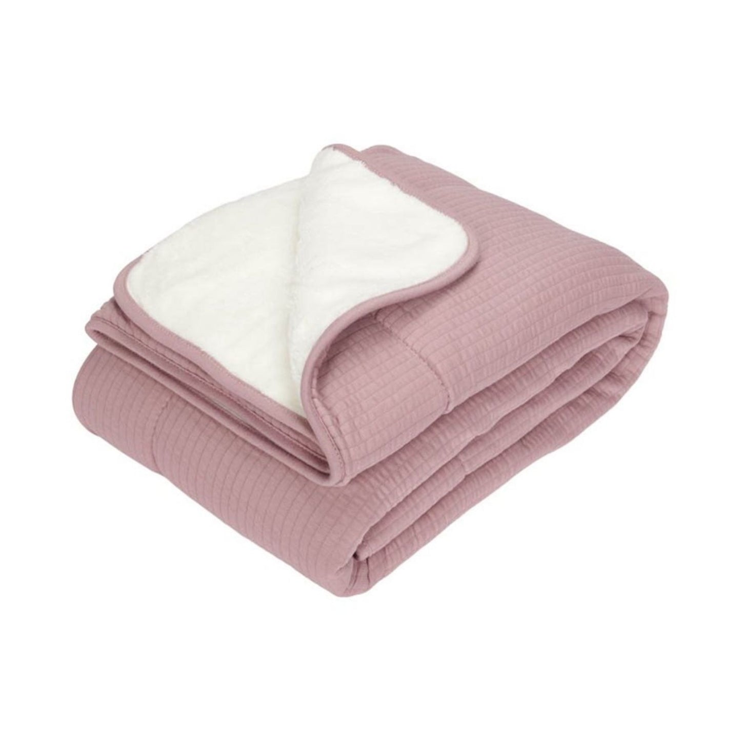 بطانية سرير بلون أرجواني نقي