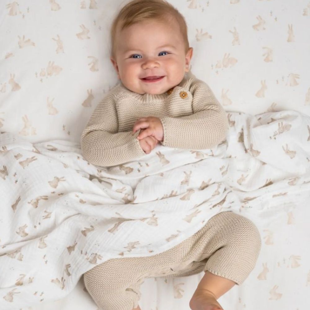 Bassinet Blanket Soft Cozy Nursery Bedding for Newborn Babies and Infants