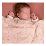 Kids' Bassinet Blanket Little Pink Flowers - Cotton Fabric