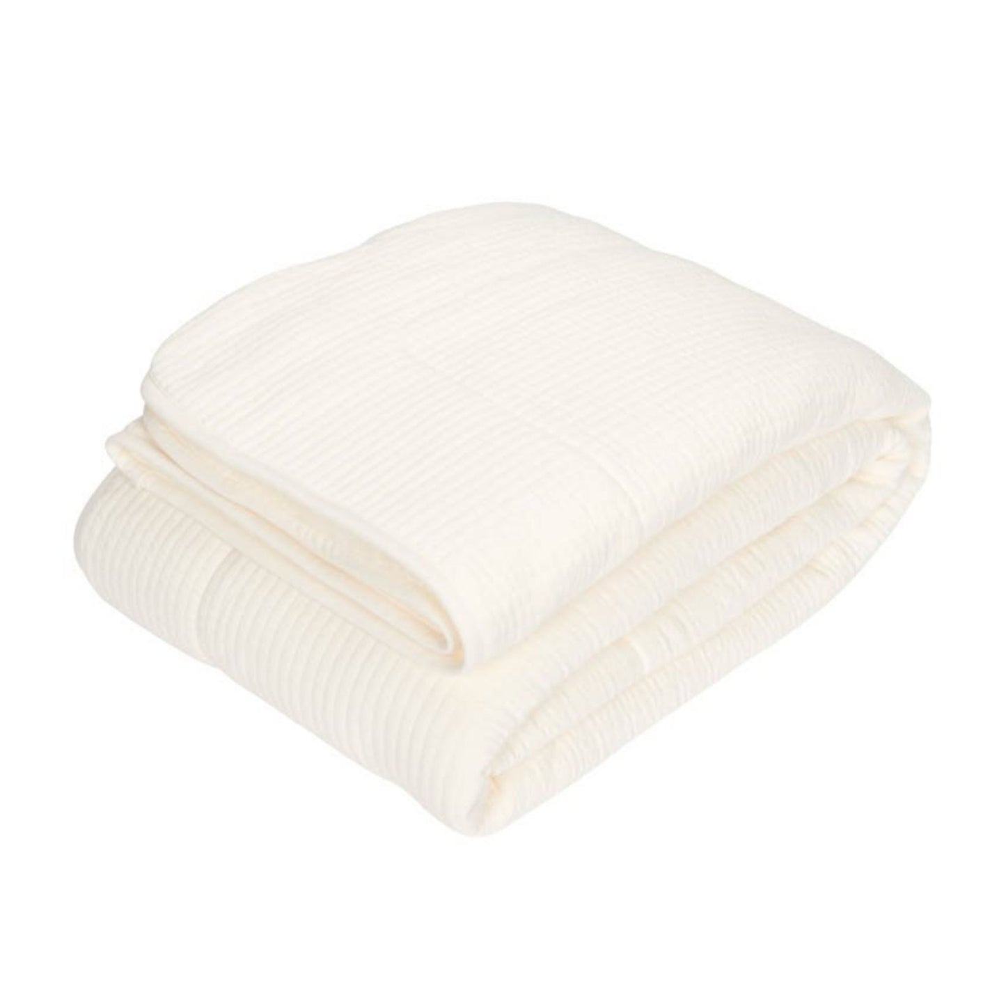 Little Dutch | Bassinet Blanket Pure Soft White | Sweet Pea