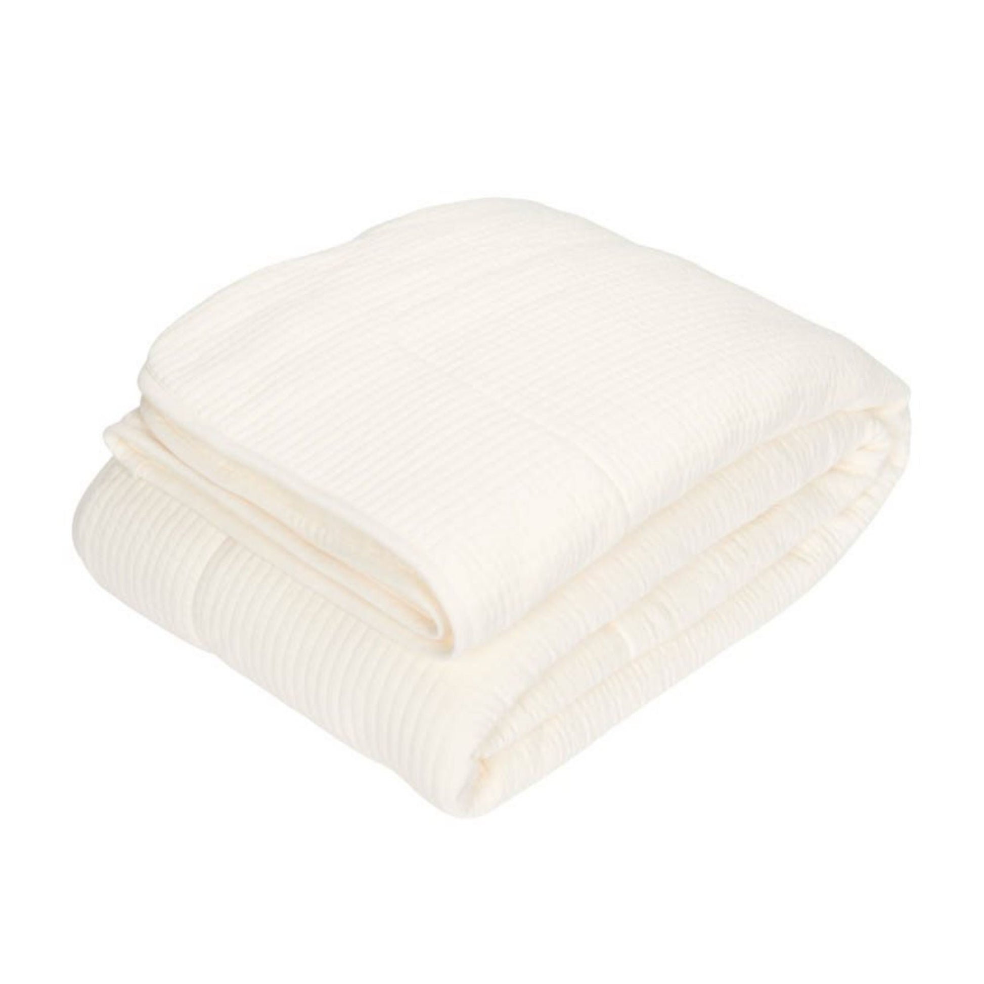 Little Dutch | Bassinet Blanket Pure Soft White | Sweet Pea