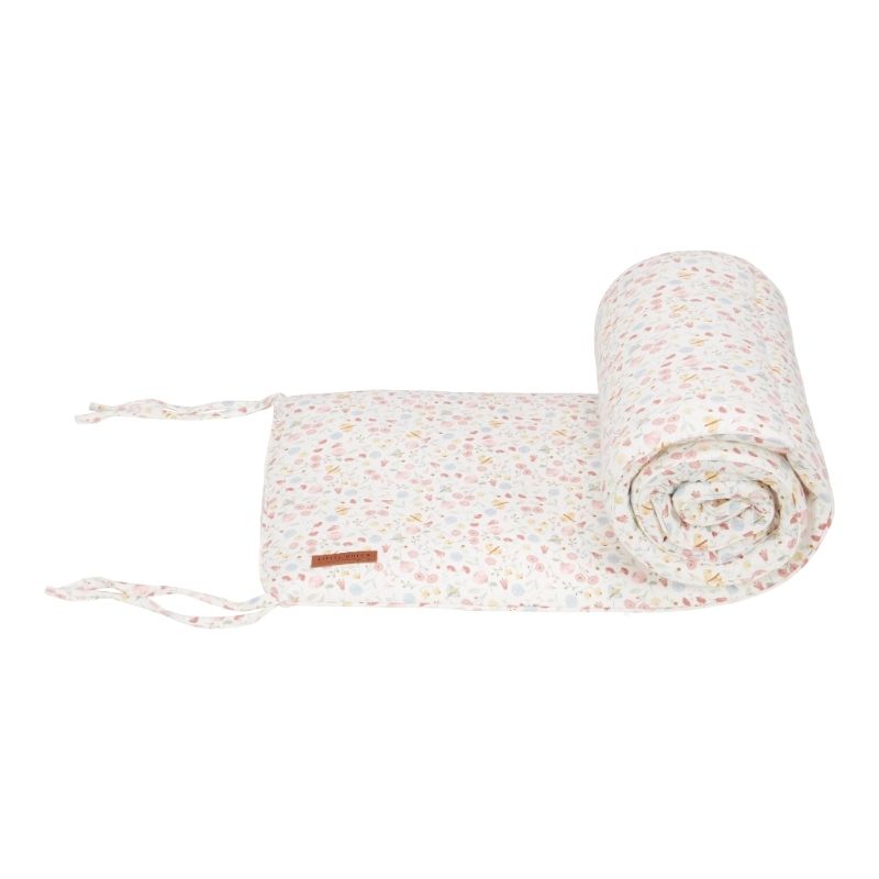 Cot Bumper - Flowers & Butterflies