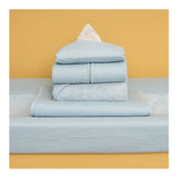 Cot Summer Blanket Pure Soft Blue - Easy To Fold 