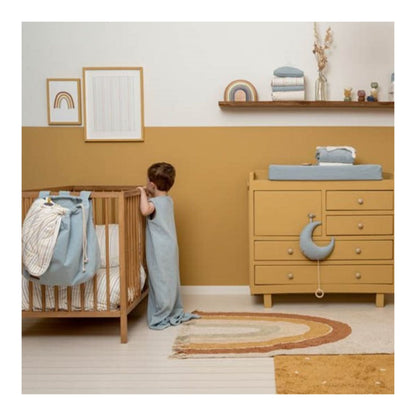 بطانية صيفية ناعمة زرقاء نقية 