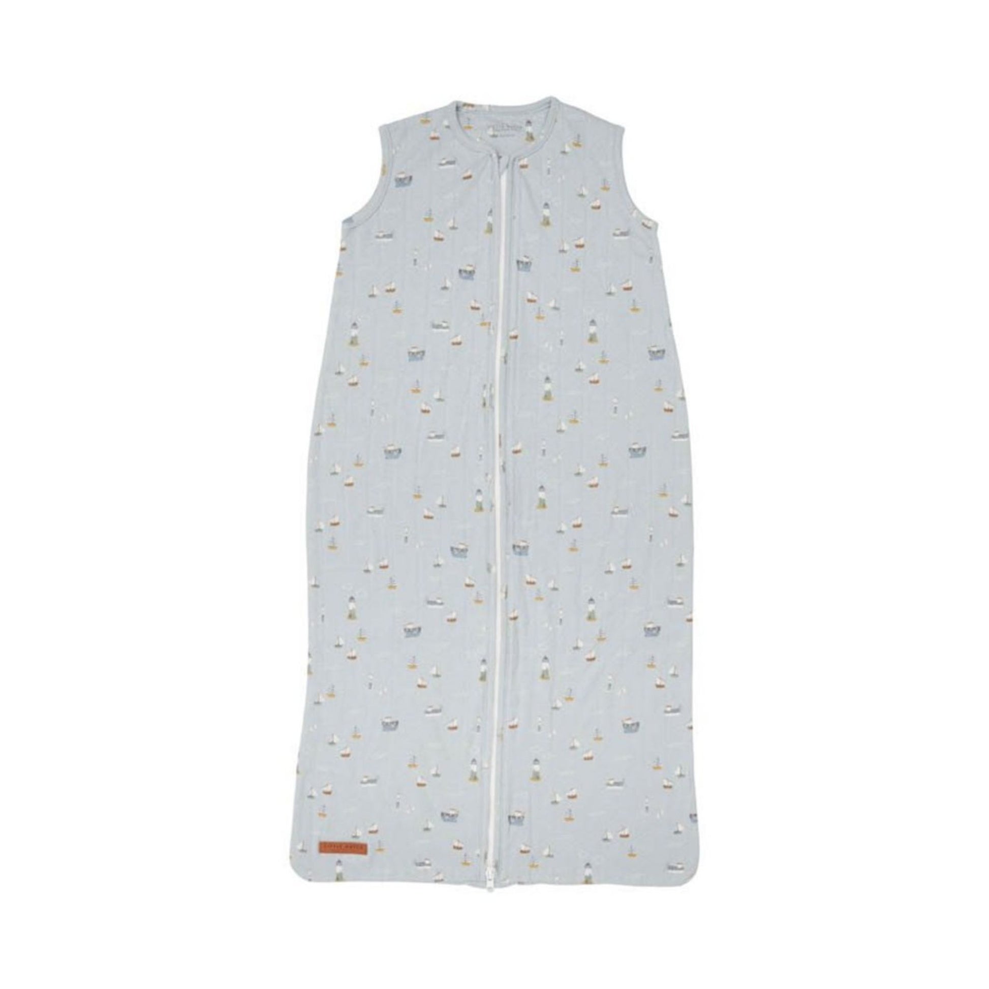 Cotton Summer Sleeping Bag 70 cm Sailors Bay Blue - Little Dutch