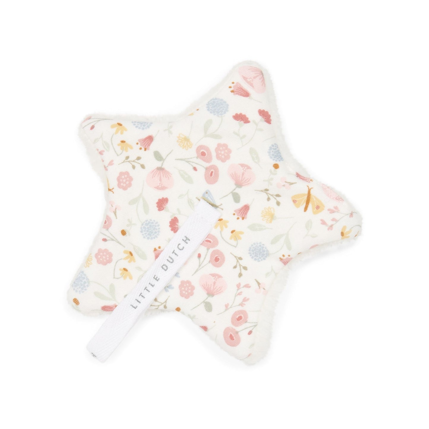 Ultra-Soft Pacifier Cloth Flowers & Butterflies - Sweet Pea