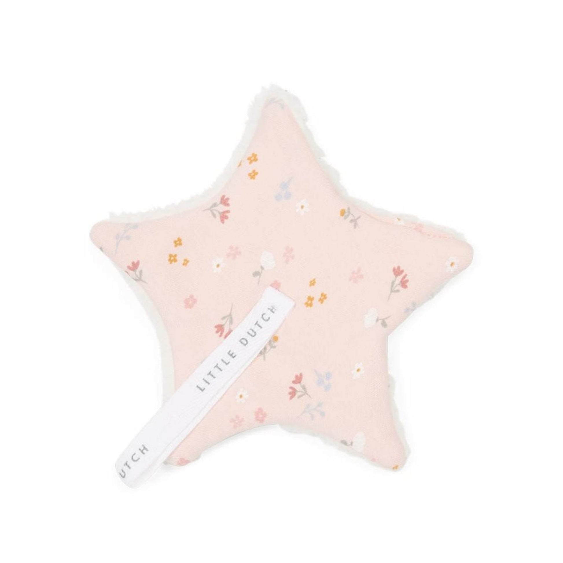 Cuddle And Play With - Pacifier Cloth Little Pink Flowers
