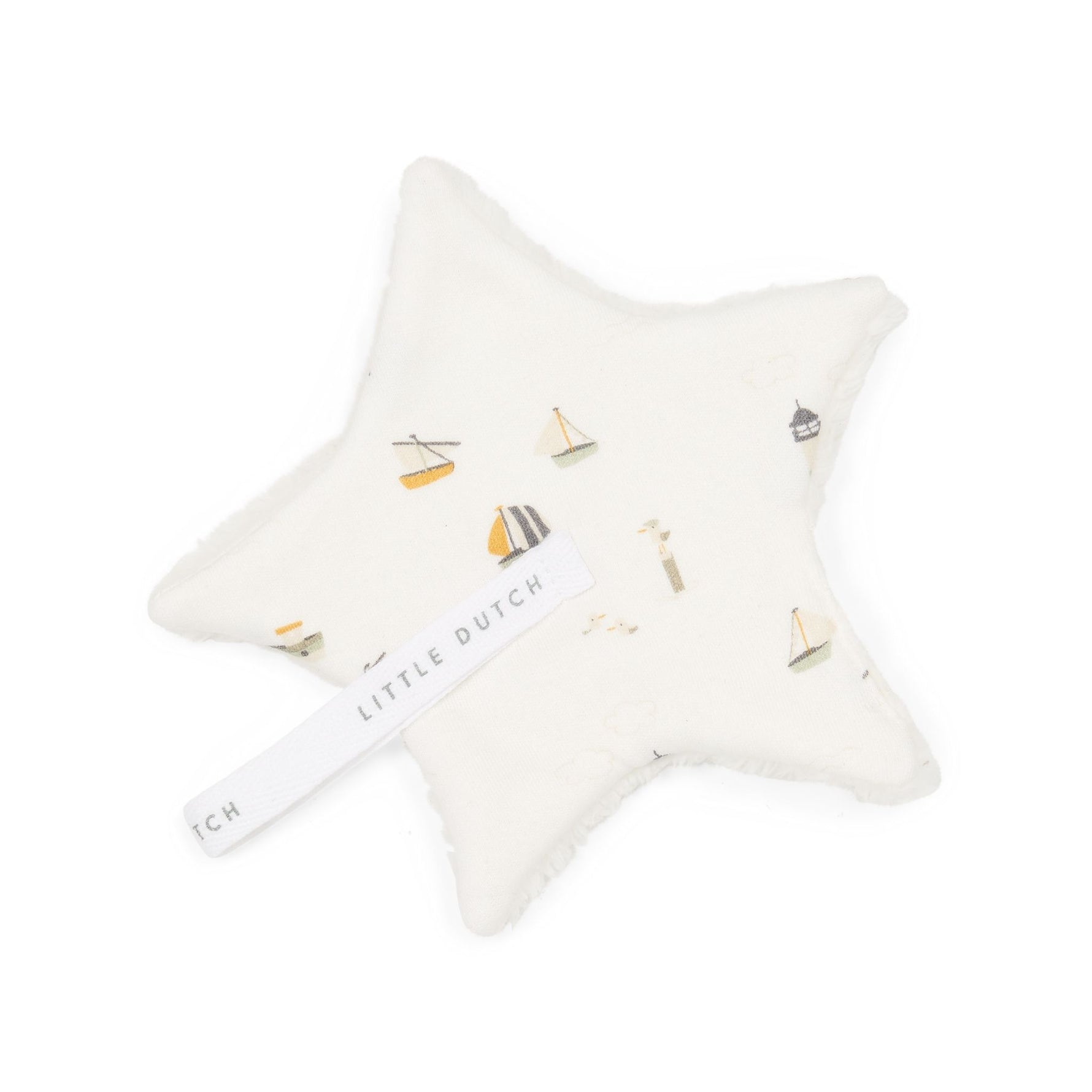 Little Dutch - Pacifier Cloth Sailors Bay White - UAE, KSA