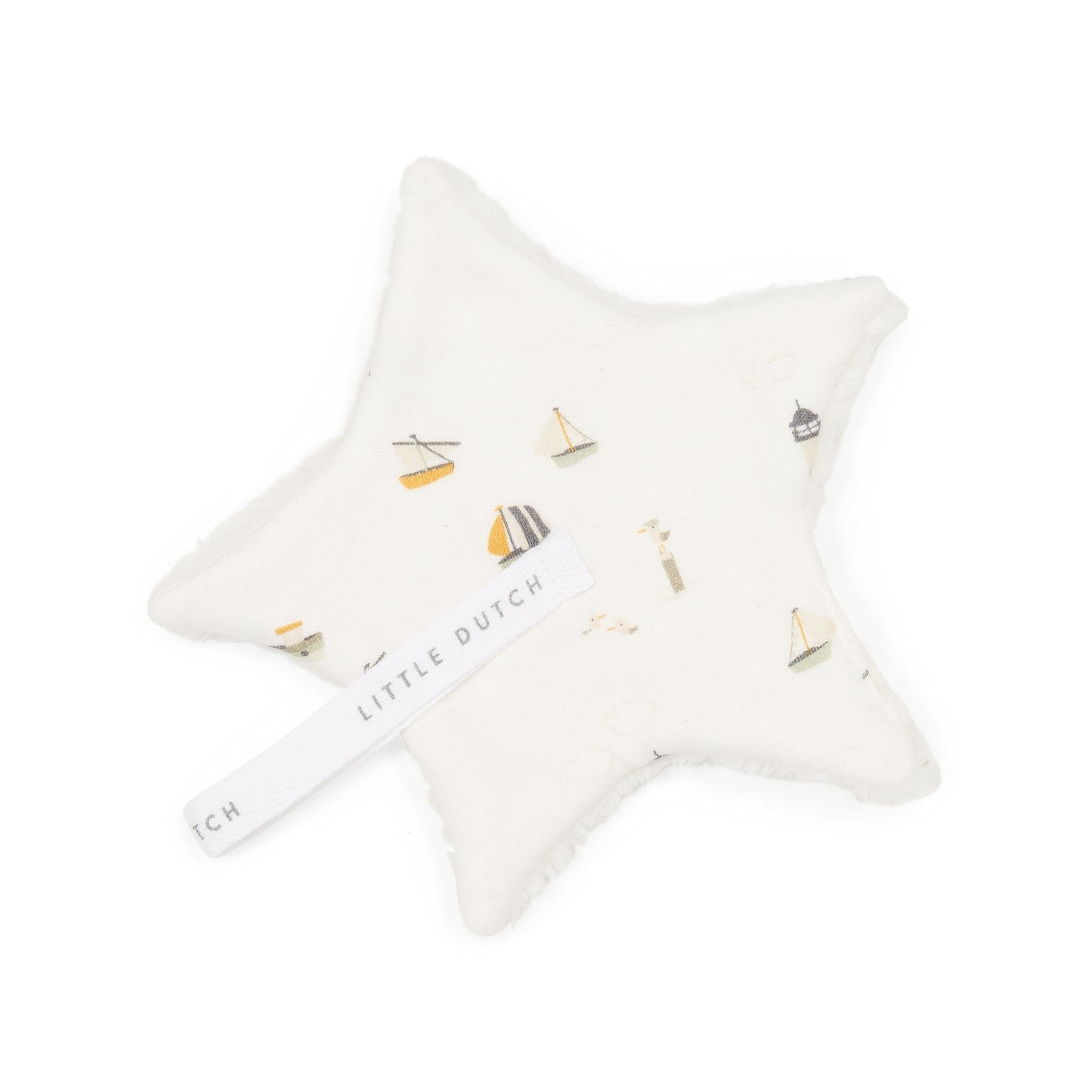 Little Dutch - Pacifier Cloth Sailors Bay White - UAE, KSA