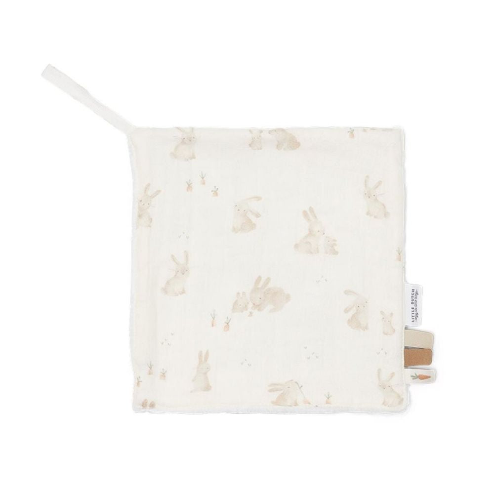 100% Cotton - Cuddle Cloth Muslin Baby Bunny - Sweet Pea