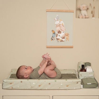 مزرعة صغيرة من قماش الشاش المحشو