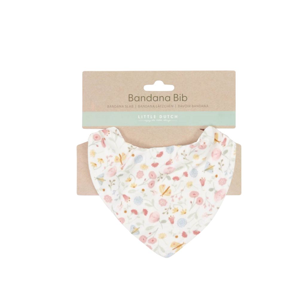 Best Bandana Bib with Flowers & Butterflies - Little Dutch