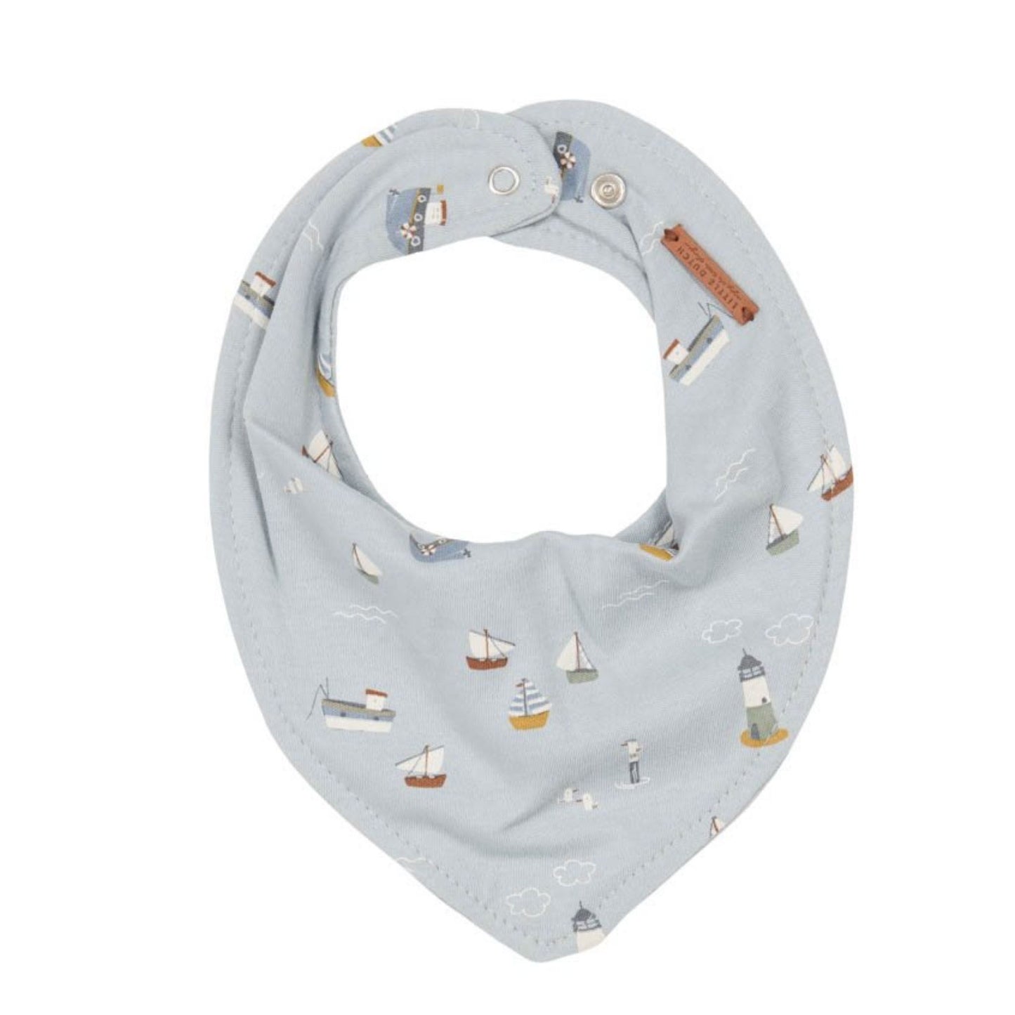 Little Dutch | Bandana Bib In Sailors Bay Blue | Order Online