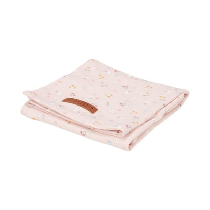 Little Dutch Swaddle 120 x 120 cm Little Pink Flowers