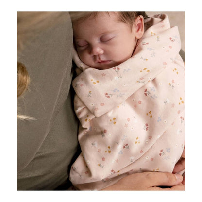 Little Dutch Swaddle 120 x 120 cm Little Pink Flowers - Shop Online